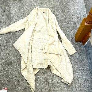 Cream size small knit sweater